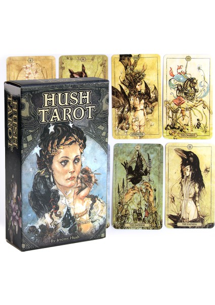Yeşil Stil Yeni Başlayanlar Için Hush Tarot Kartları ve Rehber Kitap Ile Kart Oyunu - Kart Oyunu ve Rehber Kitap Ile Lüks Tasarım (Yurt Dışından) modelleri