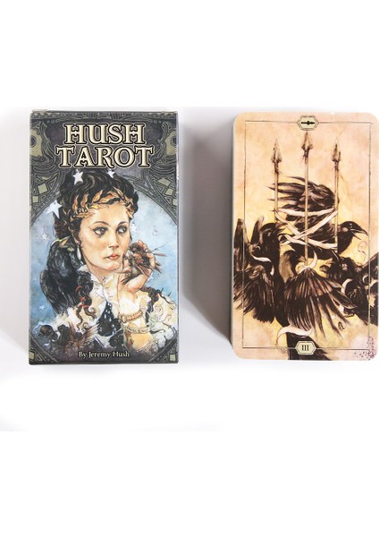 Yeşil Stil Yeni Başlayanlar Için Hush Tarot Kartları ve Rehber Kitap Ile Kart Oyunu - Kart Oyunu ve Rehber Kitap Ile Lüks Tasarım (Yurt Dışından) fırsatları