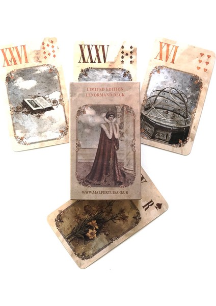 Lothrop Lenormand Stili Arapça Lenormand Oracle Tarot Kartı Oracle Kartı Eğlence Parti Kartları Oyun Kartları Tarot ve Çeşitli Tarot Seçenekleri - (Yurt Dışından)