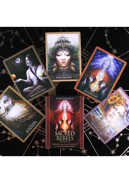 Tarot Kumaş Tarzı Yeni Baskı Özellikleri Kutsal Isyan Kartları Benzersiz ve Otantik Bir Hayatı Yaşamak Için Rehberlik 45 Kart Masa Oyunu Falcılık Hediye (Yurt Dışından)