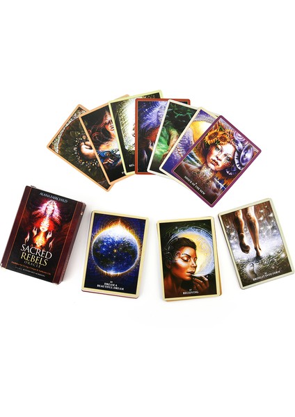 Tarot Kumaş Tarzı Yeni Baskı Özellikleri Kutsal Isyan Kartları Benzersiz ve Otantik Bir Hayatı Yaşamak Için Rehberlik 45 Kart Masa Oyunu Falcılık Hediye (Yurt Dışından)