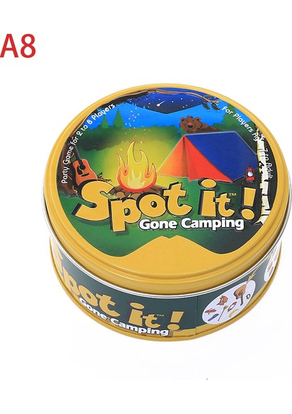 1-A8 Stili Yeni Dobble Spot It Kart Oyunu Oyuncak Demir Kutu Zeka Oyunları Kartı Hip Hop Ingilizce Versiyon Oyunu Sıcak Satış (Yurt Dışından)