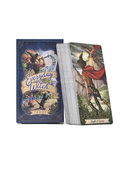 78 Adet TA04 Stili Günlük Cadılar Orak Kartları Pdf Kılavuz Ingilizce Oyun Kartları - Modern Cadı Melekler Serisi E-Ticaret Başlığı (Yurt Dışından)