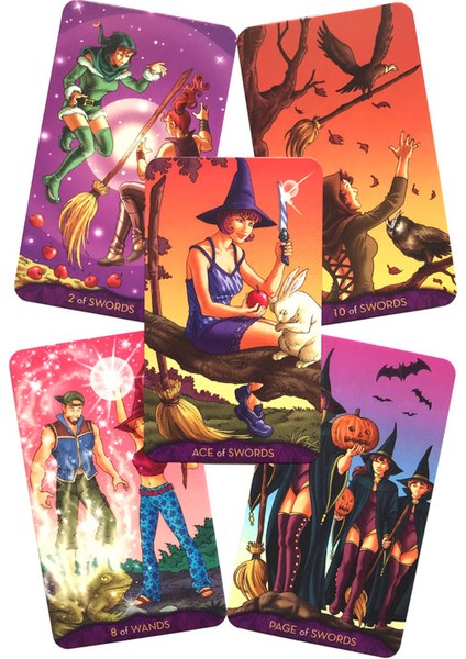 Mor Tarzı Sürücü Tarot Kartları Oracle Kartları Fal Destesi Eğlence Partileri Oyun Panosu Tarot ve Çeşitli Tarot Seçenekleri - a Ye (Yurt Dışından) indirimleri