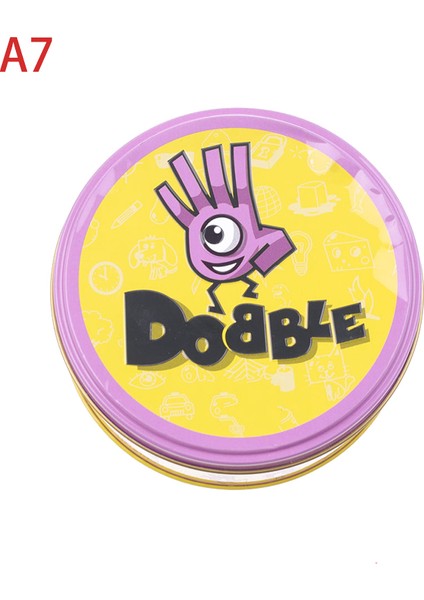 1-A7 Stili Yeni Dobble Spot It Kart Oyunu Oyuncak Demir Kutu Zeka Oyunları Kartı Hip Hop Ingilizce Versiyon Oyunu Sıcak Satış (Yurt Dışından)