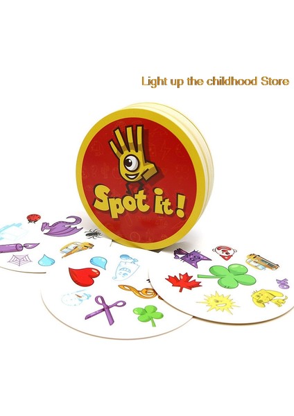 1-A3 Stili Yeni Dobble Spot It Kart Oyunu Oyuncak Demir Kutu Zeka Oyunları Kartı Hip Hop Ingilizce Versiyon Oyunu Sıcak Satış (Yurt Dışından) modelleri