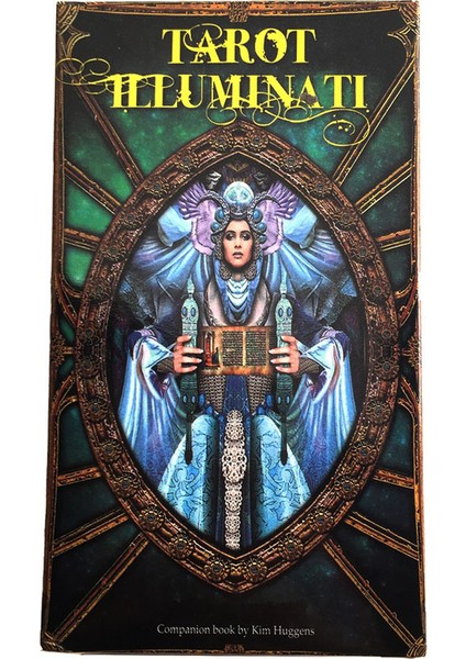 Derin Mavi Tarzı Tarot Illuminati Destesi Tam Ingilizce Kılavuzlu Aile Parti Oyunu Oynama Oracle Kartları - E-Ticaret Başlığı (Yurt Dışından) fiyatları