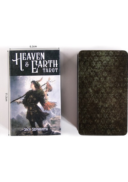Gök Mavisi Tarzı Cennet Yer Tarot Seti Kartları 78 Yeni Tarot Kartı Başlayanlar Için Rehber Kitap Kart Oyunu Masa Oyunu Zarif ve Rehber Kitap - (Yurt Dışından) indirimleri
