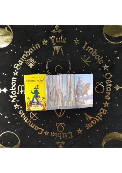 Claude Monet Tarot Stili Yeni Gelen Mini Klasik Tarot Barbara Moore Tarot Kartları Destesi Oyun Kart Oyunu Fal Bakımı Oracle Cadılık Malzemeleri (Yurt Dışından)