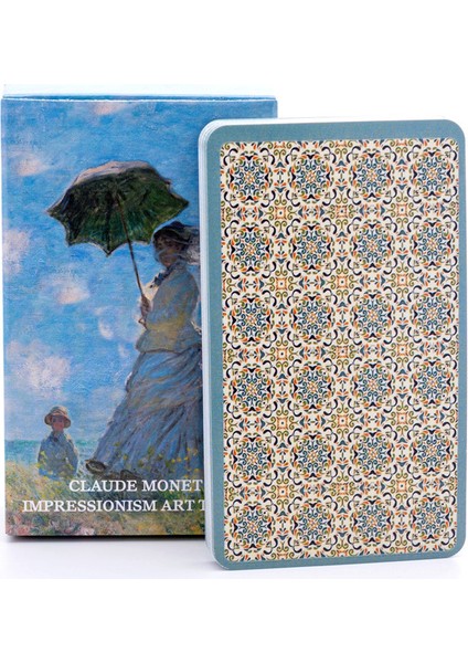 Koyu Gri Tarzı Claude Monet Izlenimcilik Sanatı Tarot Yeni Tarot Kartları Kart Oyunu Parti Masası Zeka Oyunu Kart Destesi Fal Açma Büyücülük Kartları (Yurt Dışından)