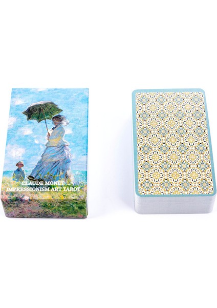 Koyu Gri Tarzı Claude Monet Izlenimcilik Sanatı Tarot Yeni Tarot Kartları Kart Oyunu Parti Masası Zeka Oyunu Kart Destesi Fal Açma Büyücülük Kartları (Yurt Dışından)