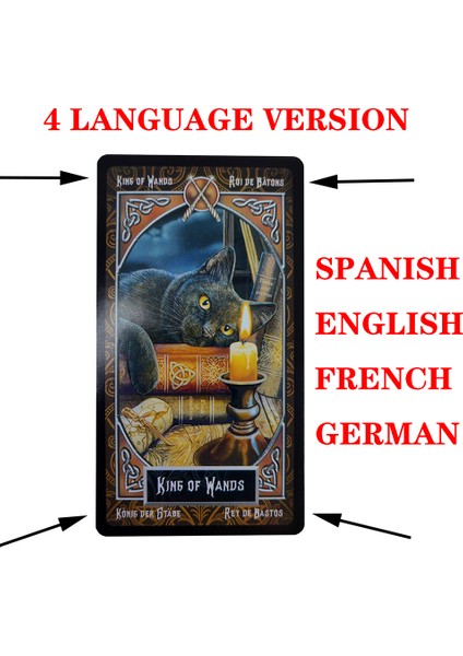 Tarot Siyah Çanta Stili Başlangıçlar Için Tarot Kartları.oracle Destesi.tarot Destesi.yakın Tarot.ispanyol Tarot.78 Kartlık Tarot Destesi.oyun Destesi.tarot Kartları. (Yurt Dışından) indirimleri