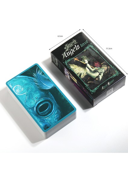 Ordu Yeşili Tarzı Karanlık Melekler Tavşan Tarot Destesi Lunalapin Tarot Kartları Kart Oyunu Hediye Pdf Kılavuzu Ile Kart Oyunu Masası Oyunu 78 Kart Başlangıçlar (Yurt Dışından)