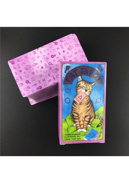52 Adet TS12 Tarzı Tam Ingilizce Fate Board Game Kedi Tarot Kartları Büyülü Tarot Kartları Tarot Destesi Oyun Ailesi Oynarken Kart Hediye (Yurt Dışından) modelleri