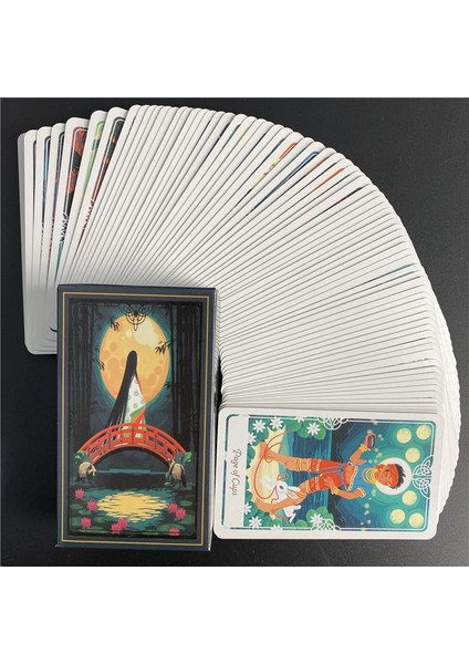 78 Adet TT13 Tarzı Dünya Çapında Tanrılar, Efsaneler ve Masallardan Ilham Alan Tarot Oyunu - E-Tam Rehberli Kartlar Oyunu (Yurt Dışından)