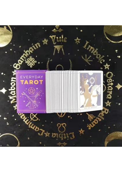 Günlük Tarot 1 Stili Yeni Gelen Mini Klasik Tarot Barbara Moore Tarot Kartları Destesi Oyun Kart Oyunu Fal Bakımı Oracle Cadılık Malzemeleri (Yurt Dışından)