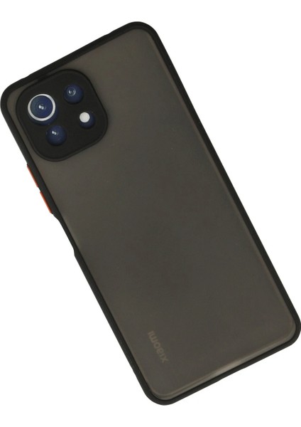 Xiaomi Mi 11 Lite Kılıf Montreal Silikon Kapak - Siyah Ferrg