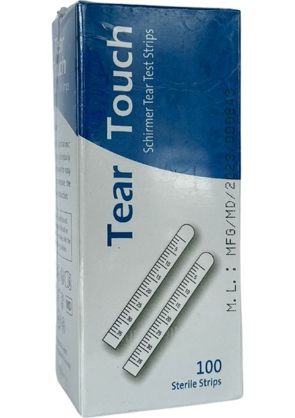 Tear Tocuch Schimer Test Strip Schimer Göz Yaşı Testi Şeritleri 100'LÜ