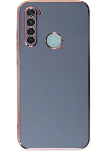 Xiaomi Redmi Note 8 Kılıf Volet Silikon - Mavi Ferrg