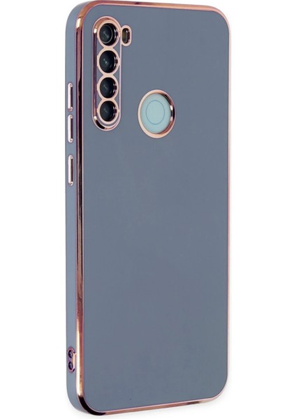 Xiaomi Redmi Note 8 Kılıf Volet Silikon - Mavi Ferrg