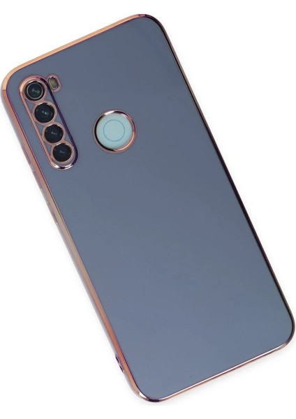 Xiaomi Redmi Note 8 Kılıf Volet Silikon - Mavi Ferrg