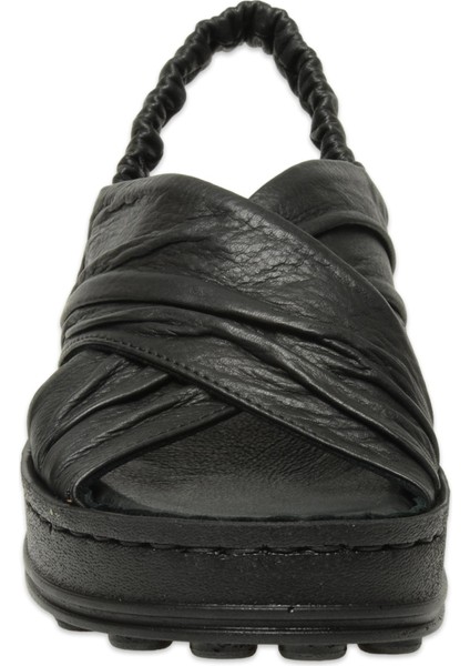 D25YS-2865 Kadın Deri Comfort Sandalet Bej modelleri