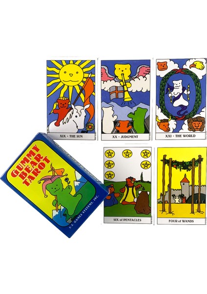 Silahşör Ayı Tarot Stili Gizli Gerçek Bağımsız Oracle Kartları Aşk, Romantizm, Ikiz Alev, Ruh Eşi Oracle Kartları Tarot Destesi 54 Kartlı (Yurt Dışından)