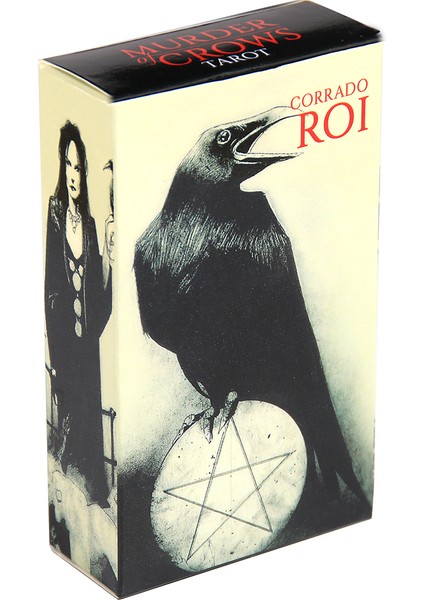 Gök Mavisi Tarzı Kargaların Cinayeti Tarot Kartları Destesi Stokta 78 Kartlık Destek Corrado Roi Falcılık Koleksiyonu Hediye Oracle Peri Mistik Pazartesi Cadılar Için (Yurt Dışından) fırsatları