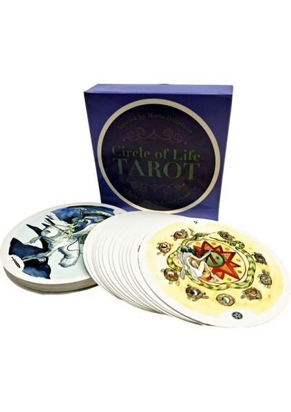D Stili Cadı Binicisi Günlük Cadı Tarot Destesi Modern Cadılar Rehber Kartları Kart Oyunu Büyülü Kader Falı Kartı Kızlar Çocuklar Için (Yurt Dışından)