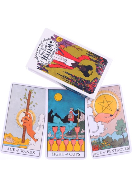 Çeşitli Çokyüzlü Stili Kader Falı Oyunu Için Modern Cadı Tarot Oracle Kartları ve Çeşitli Tarot Seçenekleri Pdf Rehberi (Yurt Dışından) indirimleri