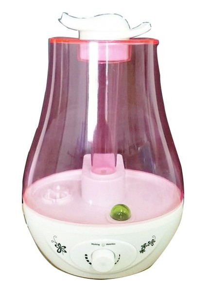 Liveasy LED Işık ile 3l Büyük Kapasiteli Ev Hava Nemlendirici Çift Sprey - Mavi (Yurt Dışından)