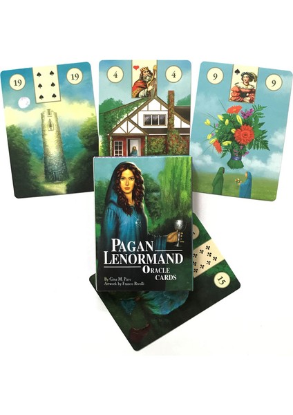 Mor Tarzı Agan Lenormand Oracle Kartları Tam Ingilizce Oracle Fal Oyunu Tarot Kartları ve Seçim Yapabileceğiniz Çeşitli Tarot Kartları (Yurt Dışından)