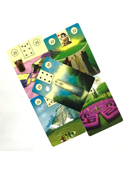 Mor Tarzı Agan Lenormand Oracle Kartları Tam Ingilizce Oracle Fal Oyunu Tarot Kartları ve Seçim Yapabileceğiniz Çeşitli Tarot Kartları (Yurt Dışından)