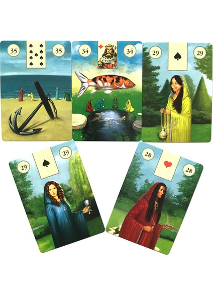 Mor Tarzı Agan Lenormand Oracle Kartları Tam Ingilizce Oracle Fal Oyunu Tarot Kartları ve Seçim Yapabileceğiniz Çeşitli Tarot Kartları (Yurt Dışından)