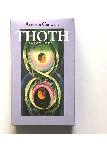 Alester Crowley Stili 78 Kart Aleister Crowley Thoth Tarot Oracle Kartları Kader Falı Kehanet Oyunu Tarot ve Çeşitli Tarot Seçenekleri Için Pdf Kılavuz (Yurt Dışından)