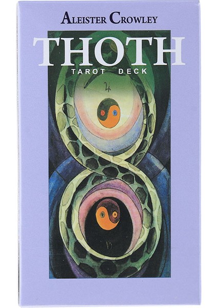Alester Crowley Stili 78 Kart Aleister Crowley Thoth Tarot Oracle Kartları Kader Falı Kehanet Oyunu Tarot ve Çeşitli Tarot Seçenekleri Için Pdf Kılavuz (Yurt Dışından)