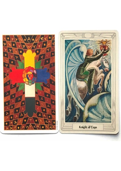 Alester Crowley Stili 78 Kart Aleister Crowley Thoth Tarot Oracle Kartları Kader Falı Kehanet Oyunu Tarot ve Çeşitli Tarot Seçenekleri Için Pdf Kılavuz (Yurt Dışından)