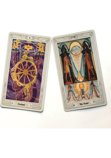Alester Crowley Stili 78 Kart Aleister Crowley Thoth Tarot Oracle Kartları Kader Falı Kehanet Oyunu Tarot ve Çeşitli Tarot Seçenekleri Için Pdf Kılavuz (Yurt Dışından)