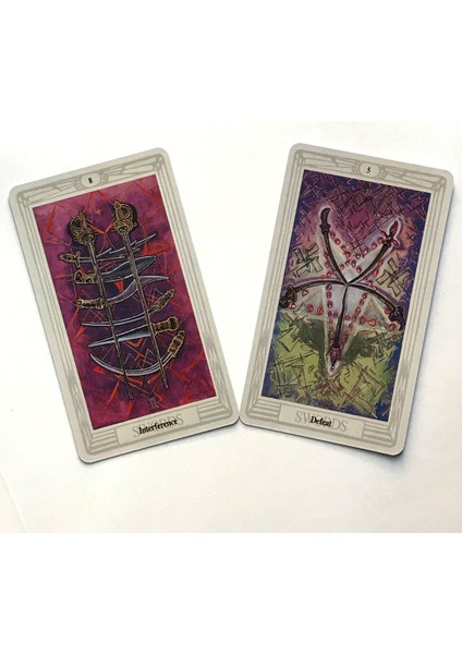 Alester Crowley Stili 78 Kart Aleister Crowley Thoth Tarot Oracle Kartları Kader Falı Kehanet Oyunu Tarot ve Çeşitli Tarot Seçenekleri Için Pdf Kılavuz (Yurt Dışından)