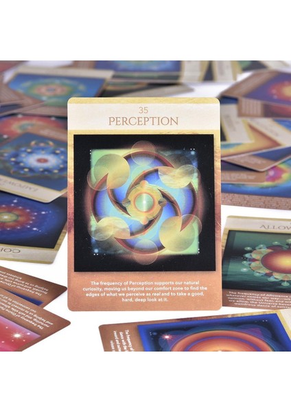 NO.110 Stili Kutsal Geometri Aktivasyonları Orakül: Ruhun Dilini Keşfet Tarot Kartları Başlangıçlar Için Dergi Bez Oyun Ilahi (Yurt Dışından) fırsatları