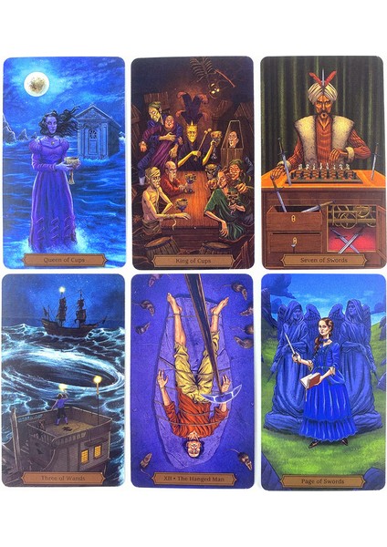 Sihirbaz Bahçesi Stili Edgar Allan Poe Tarot Kartları Ingilizce Versiyon Pdf Rehber Kitap Tarot Destesi Kutulu Masa Oyunu - Kişisel Kullanım Için Oyun Masası Oyunları (Yurt Dışından) fırsatları