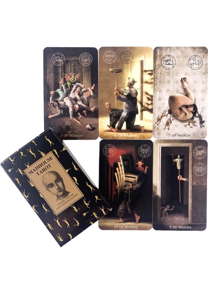 Madhouse Tarot Stili Gizli Gerçek Bağımsız Oracle Kartları Aşk, Romantizm, Ikiz Alev, Ruh Eşi Oracle Kartları Tarot Destesi 54 Kartlı (Yurt Dışından)