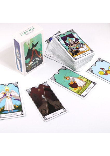 Koyu Gri Tarzı Başlangıçlar Için Peri Masalı Tarot Destesi Kılavuz Seti 78 Kart 6 Ekstra Saray Kartı Sevimli Hayvanlar Kart Oyunu Seti (Yurt Dışından) fırsatları