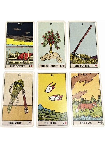 Bordo Tarzı Yeni Tarot Kartları Ingiliz Klasik Tarot Binici Kartları - Gelecek Için Kehanet ve Kişisel Kullanım Için Tarot Destesi (Yurt Dışından) indirimleri