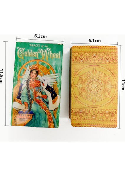 Mor Tarzı Altın Tekerlek Tarot 78 Kart Destesi Rusça Baskı Masallardan Esinlenilmiş Mila Losenko Aeclectic Crisp Fal Kartları Oyunu (Yurt Dışından)
