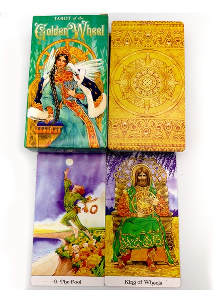 Mor Tarzı Altın Tekerlek Tarot 78 Kart Destesi Rusça Baskı Masallardan Esinlenilmiş Mila Losenko Aeclectic Crisp Fal Kartları Oyunu (Yurt Dışından)