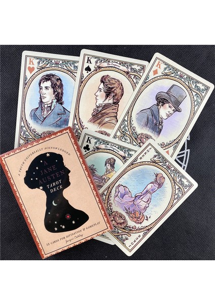 78 Adet TT05 Stili Yeni Bir Jane Austen Tarot Kartları ve Pdf Rehberlik Fal Destesi Eğlence Parti Oyunu - Türkçe (Yurt Dışından)