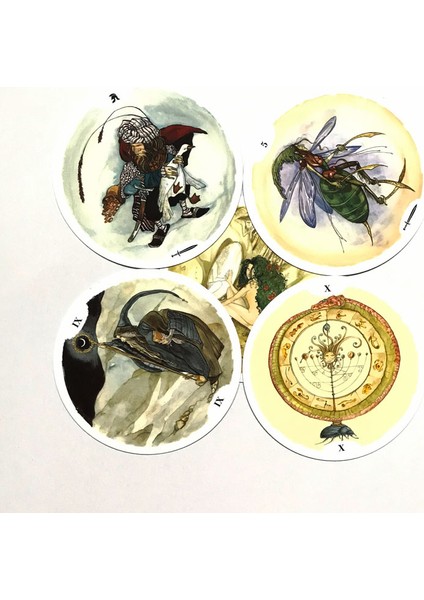 Yeşil Glifler Tarot Stili 78 Kart Hayat Çemberi Tarot Kartları Ingilizce Tarot Destesi Rehber Kitap Masa Oyunu Büyülü Kader Fal Oyunu Tarot (Yurt Dışından) indirimleri