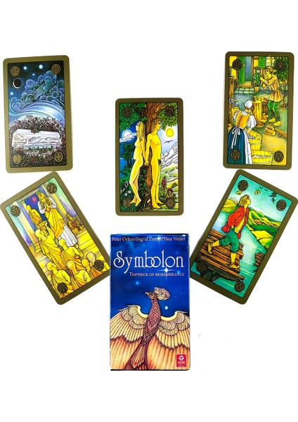 Kara Melekler Tarot Stili Hatırlama Destesi Tarot Kartları Oyunu - Kader Falı Eğlencesi ve Büyü Için En Çok Satan Symbolon Tarot Destesi (Yurt Dışından)