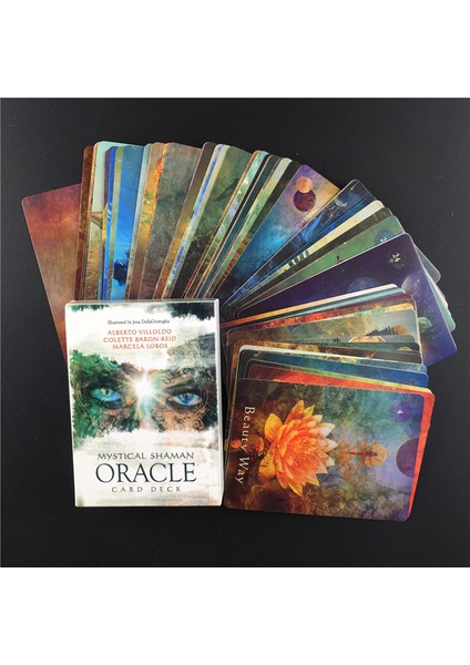 64 Adet TS02 Stili Sihirli Melek Oracle Kartları Toprak Sihir: Kader Tarot Kart Oyunu Kişisel Kullanım Için Oyun Kart Destesi ve Rehber Kitap (Yurt Dışından)